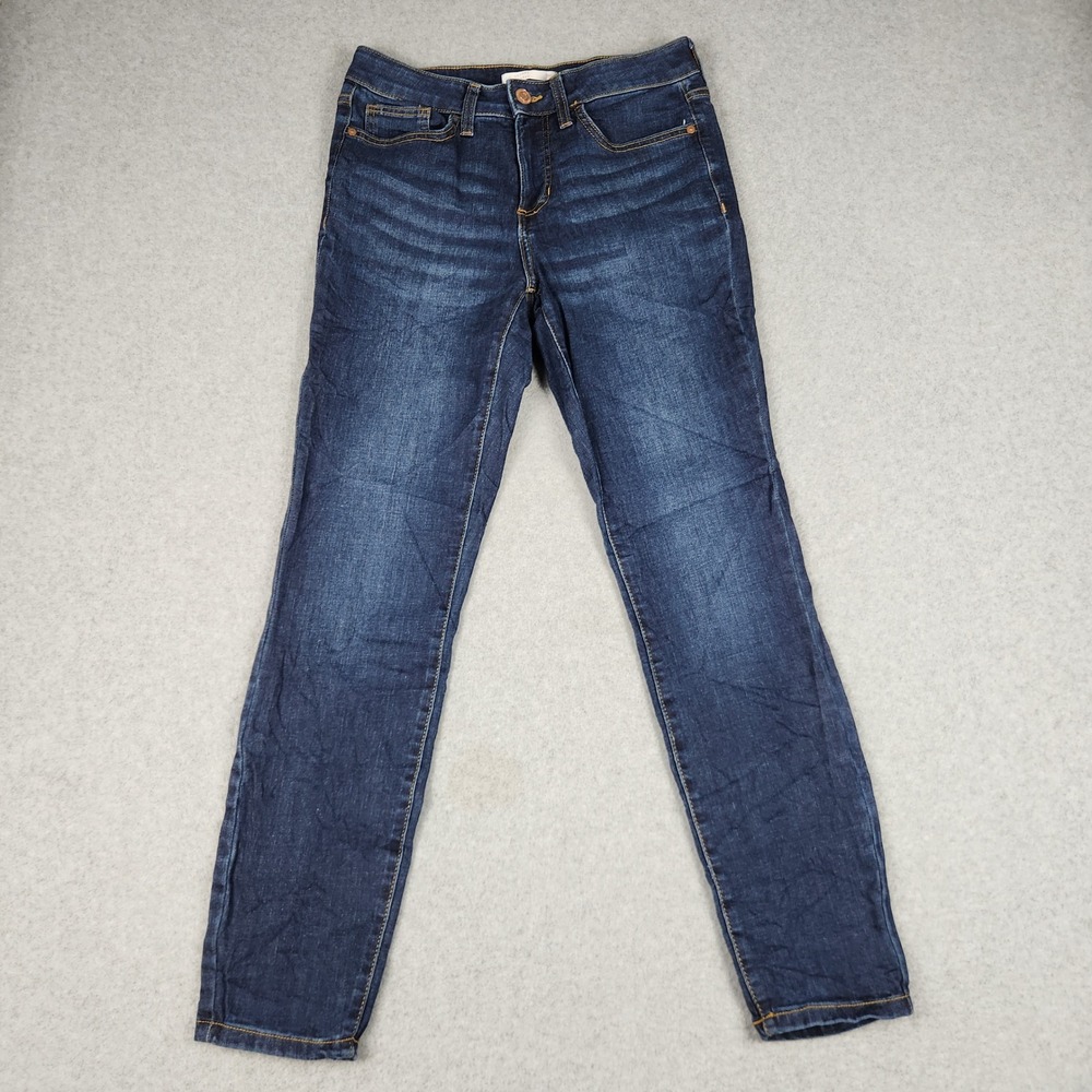 LC Lauren Conrad Jeans Women 8 Blue Denim Mid Rise Streetwear Skinny Classic